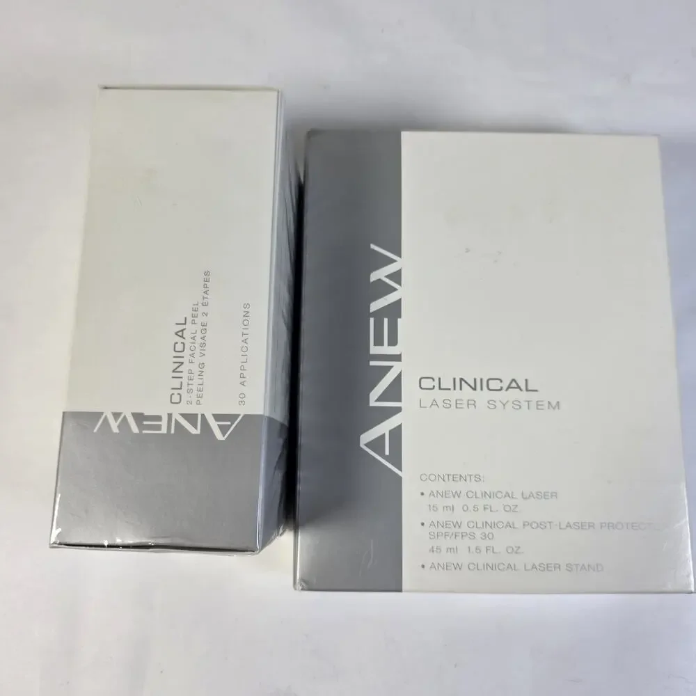Avon Anew Clinical Laser System & Clinical 2-Step Facial Peel New